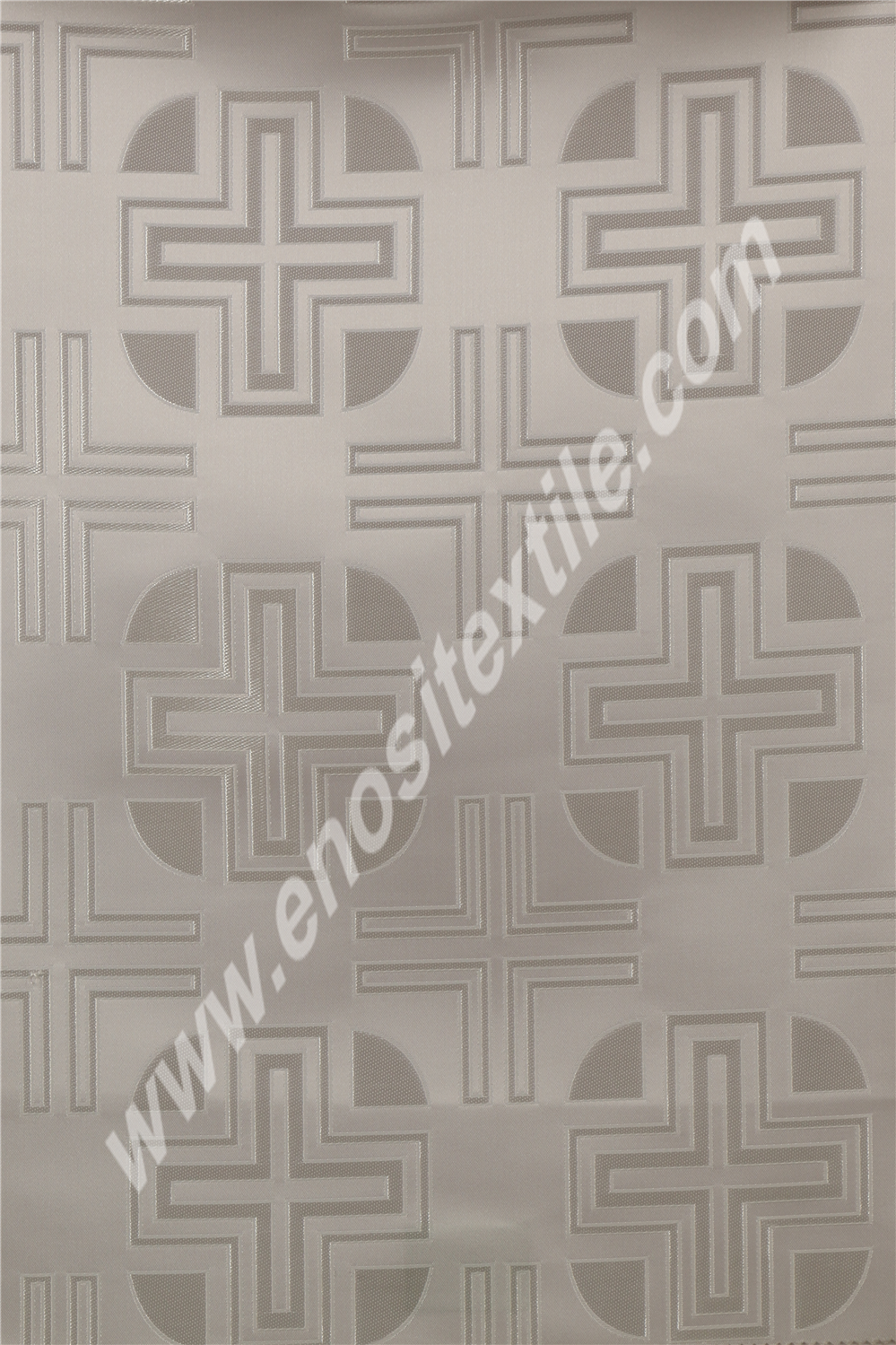 KL-008 White-Silver Brocade Fabrics